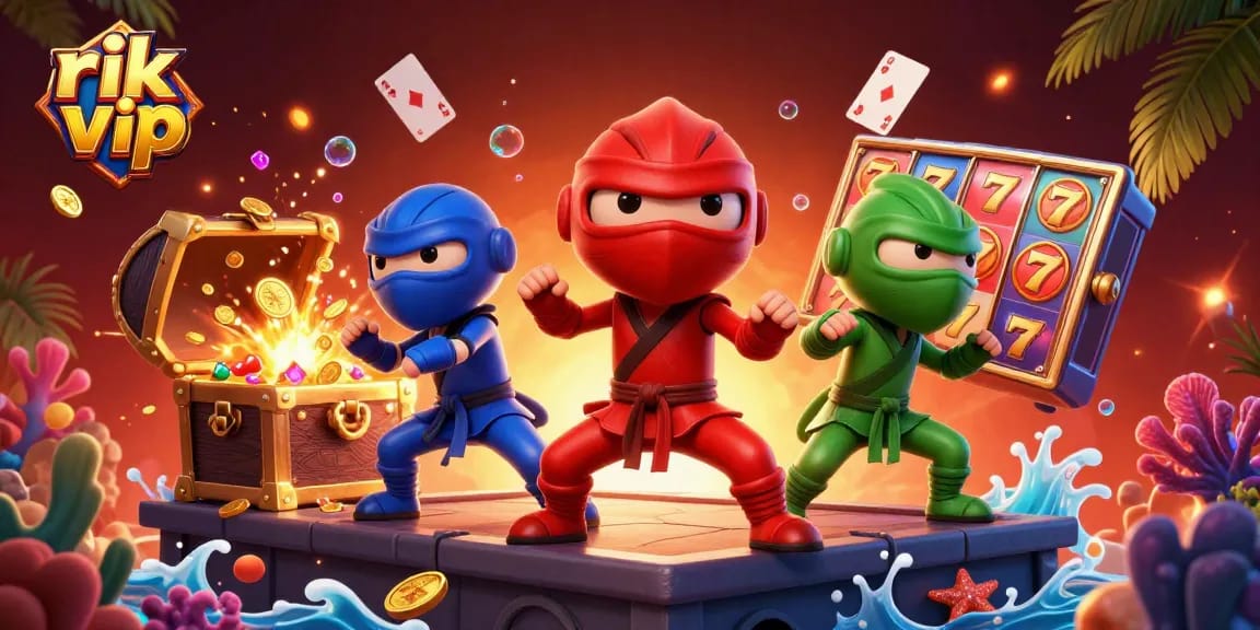 Experience the thrill of rik vip with slot reels as colorful chameleons perform extraordinary martial arts.
