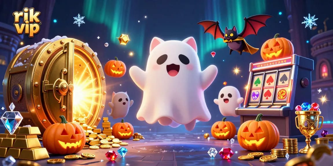 Experience the thrill of rik vip in a haunted casino with treasures and mystical elements.