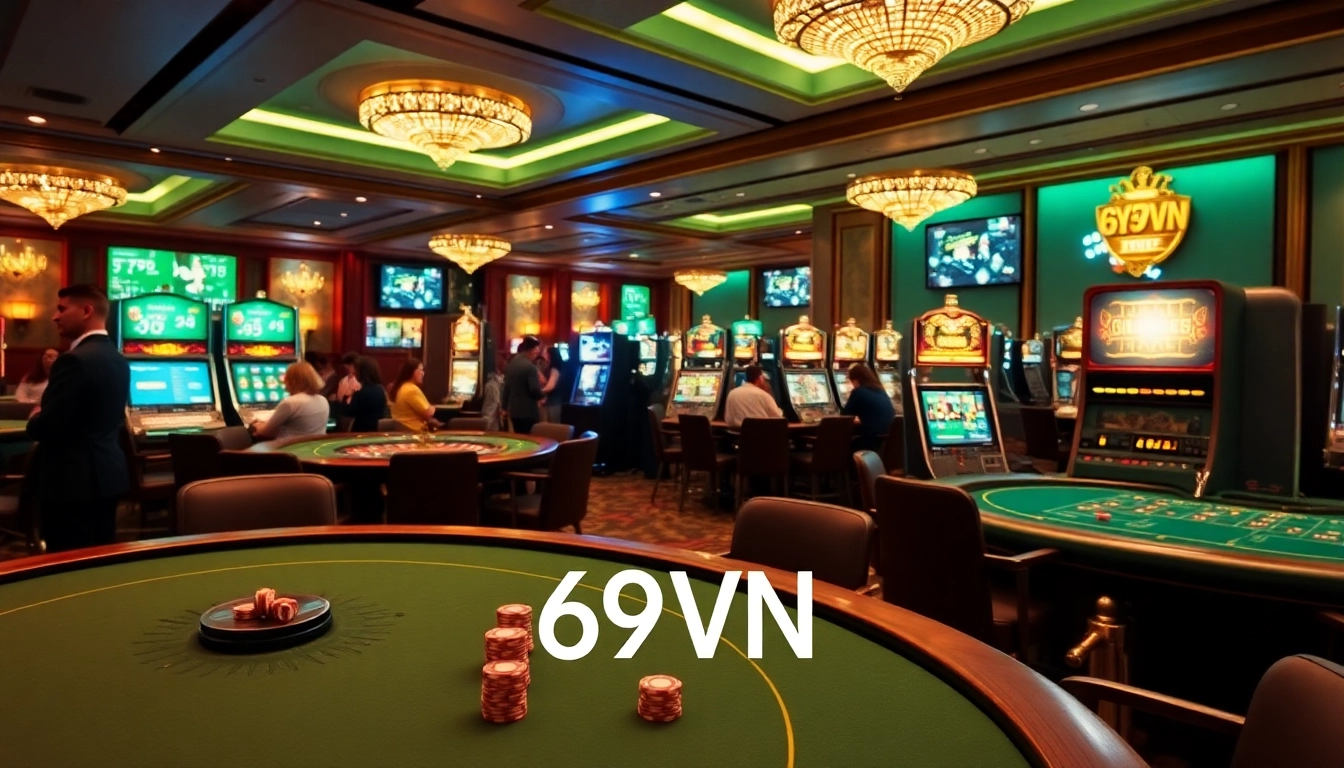 Experience the thrill of 69VN with exciting casino games and elegant gaming environments.