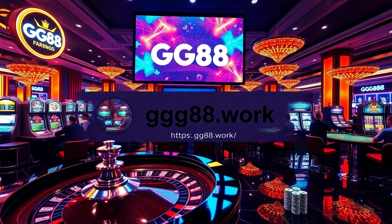 Experience thrilling games at https://gg88.work/ with lively casino tables and players enjoying their bets.