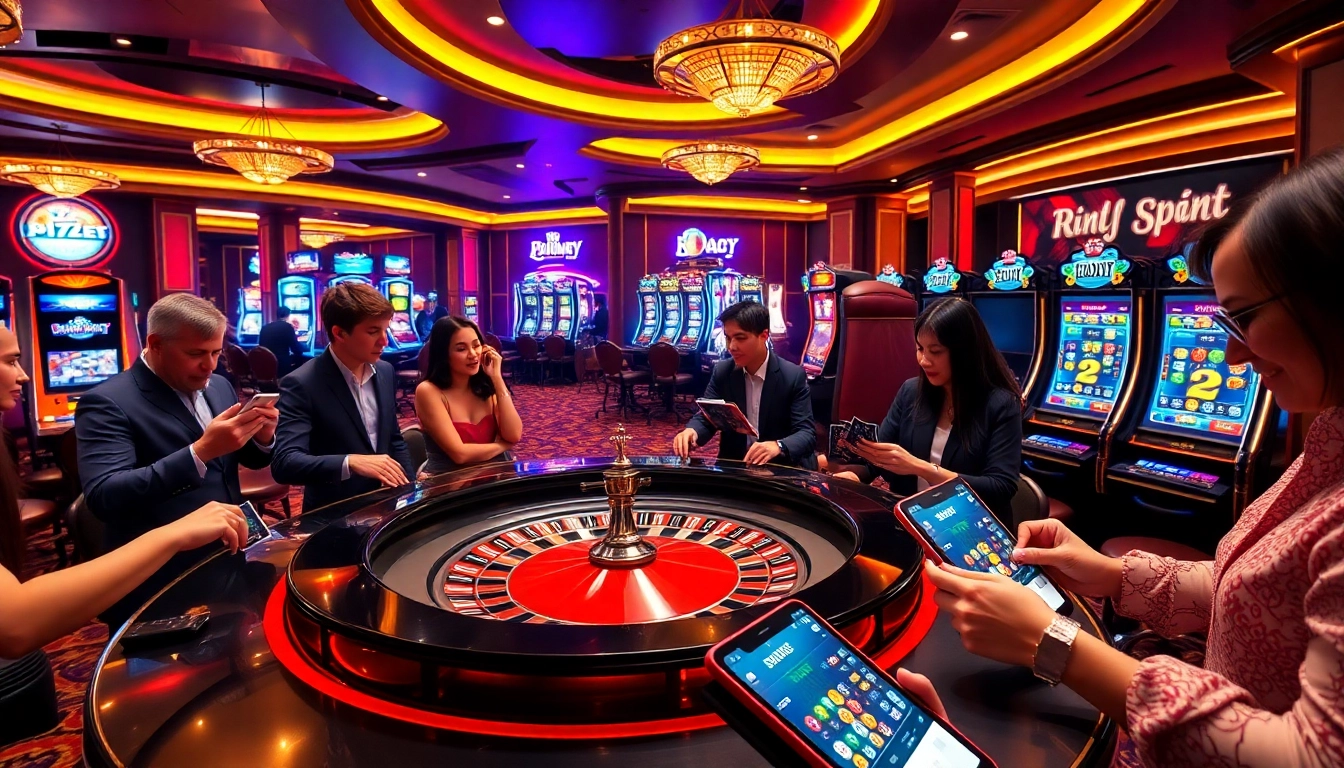 Experience the excitement at best crypto casinos with vibrant roulette tables and engaged players.