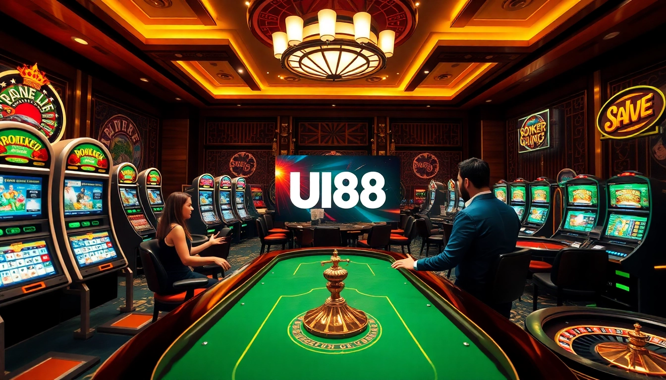 Join the excitement at UU88 with players engaging in thrilling casino games.