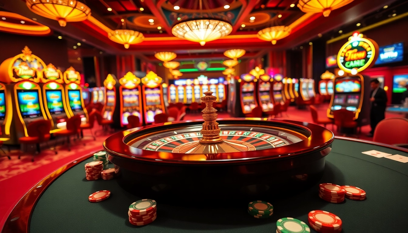 Experience thrilling gaming moments at haywin.com with vibrant casino tables and exciting slot machines.