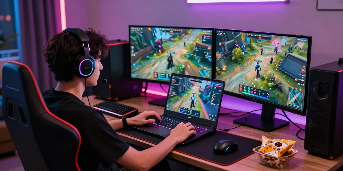 Engaging gaming moment at https://proplay88.uk.com/ showcasing a gamer immersed in a multiplayer experience.