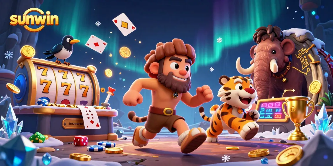 Experience thrilling gambling action with sunwin's dynamic prehistoric casino featuring unique characters and exciting elements.