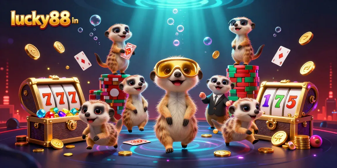 Experience the excitement of lucky88 in with our meerkats managing a vibrant casino adventure.